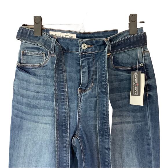 Vanilla Star High Rise Ankle Belted Jeans - Picture 5 of 5